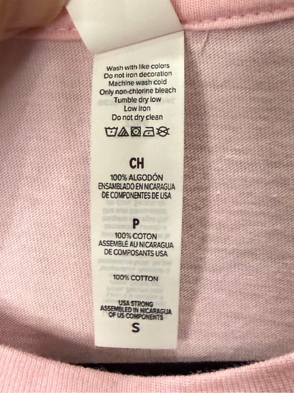 Bella Canvas Ramen Graphic Tee Pink Cotton Size Small - Picture 9 of 12